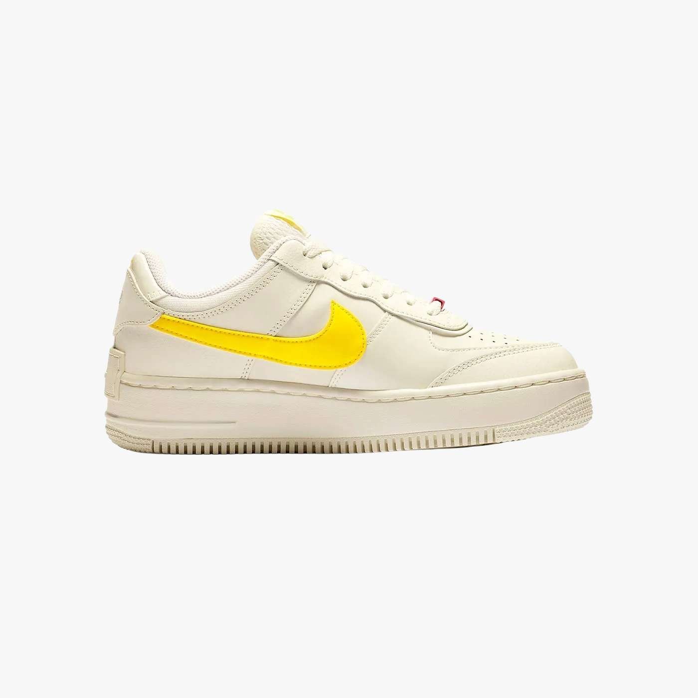 White & Yellow Casual Sneakers