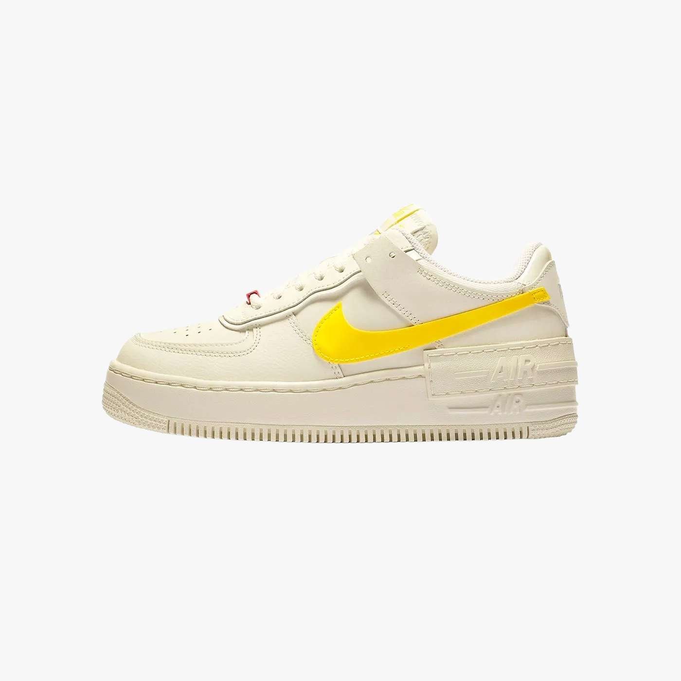 White & Yellow Casual Sneakers